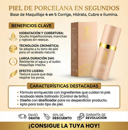 Base de Maquillaje 4-in-1 Antiedad con SPF 50