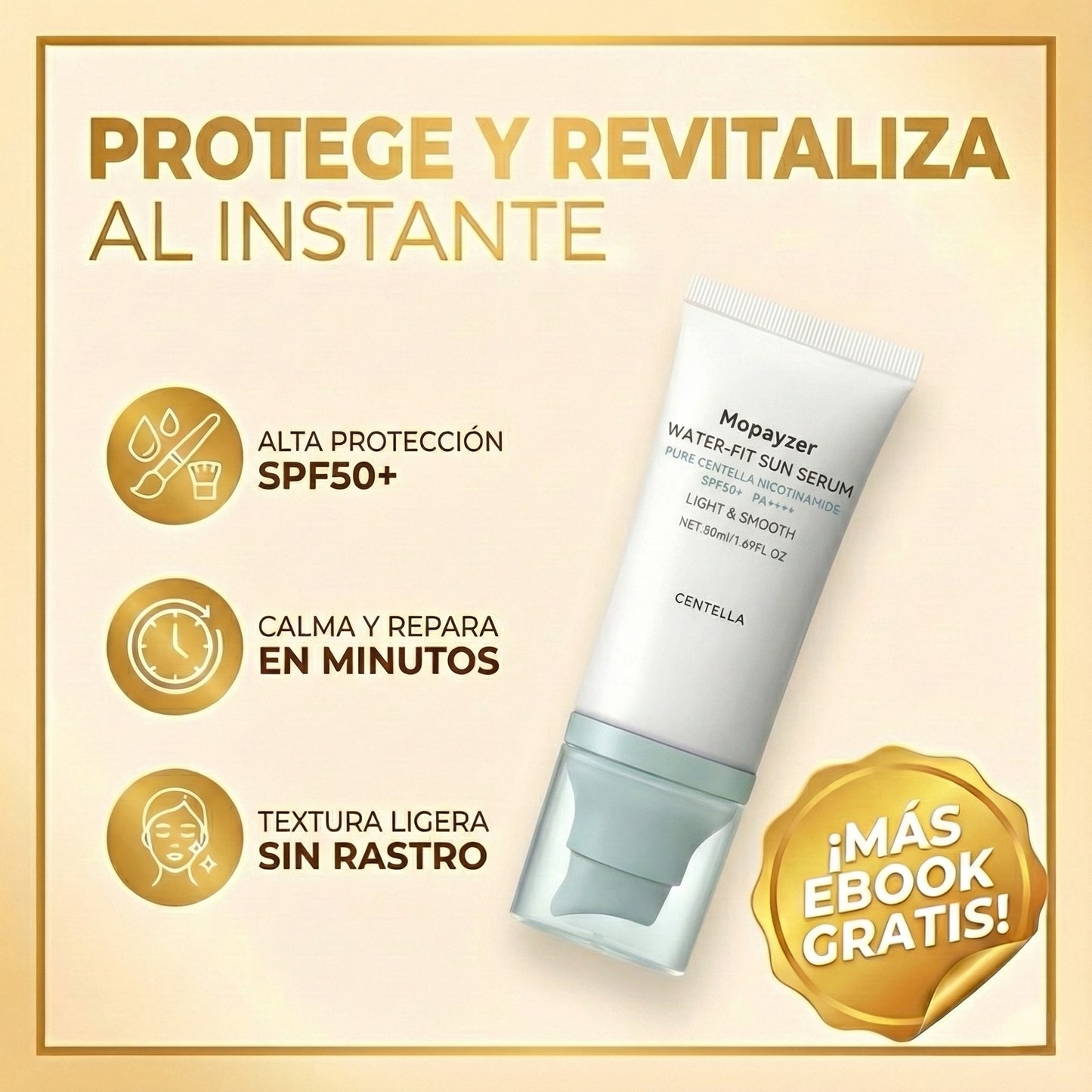Centella ™ – Protector Solar SPF 50+ Cuidado de la Piel